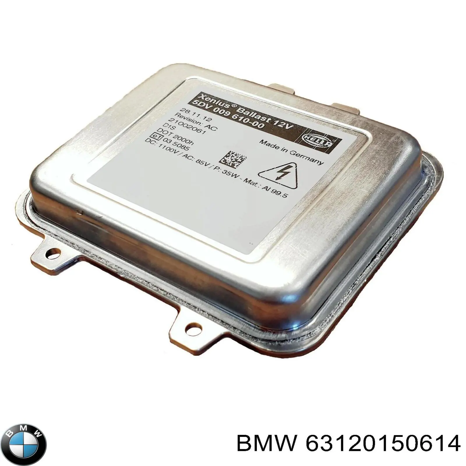 63120150614 BMW bobina de reactancia, lámpara de descarga de gas