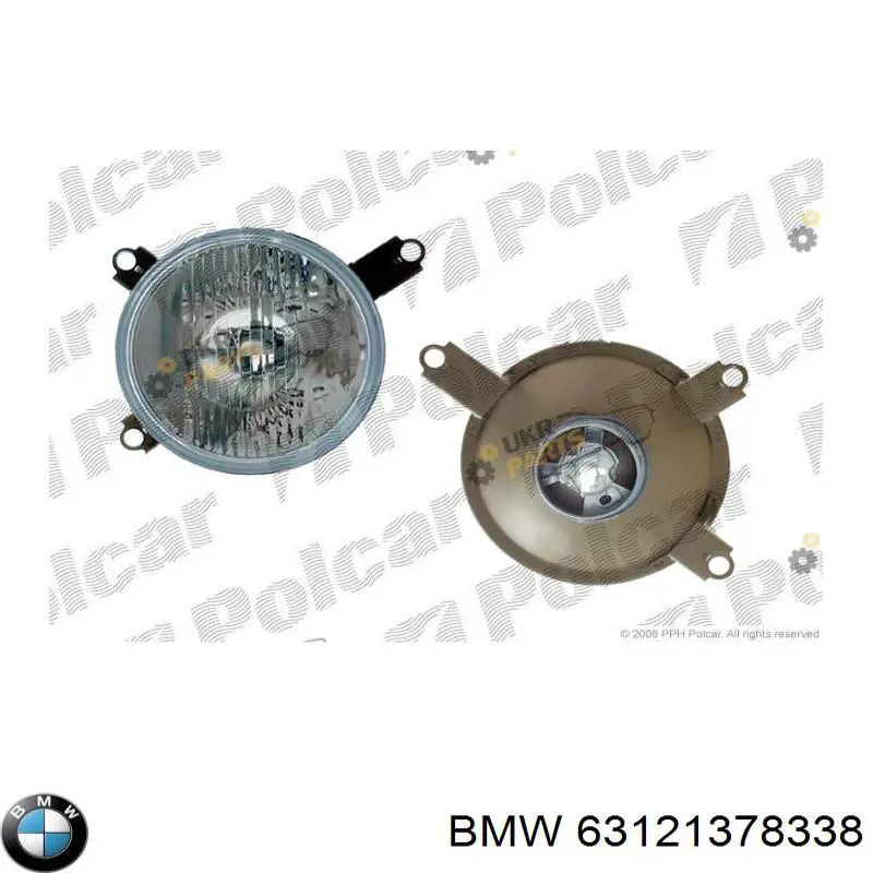 Faro derecho interior BMW 63121378338 precio, desde 92,27 EUR