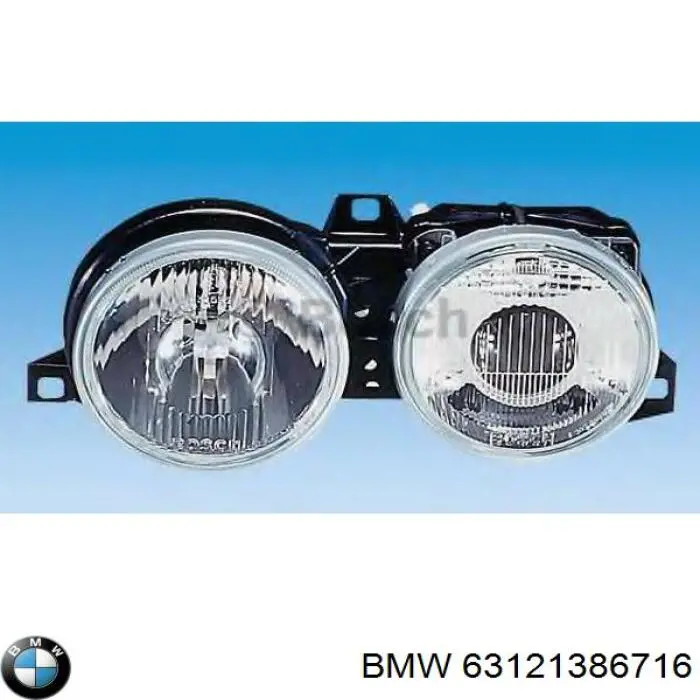 63121386716 BMW faro derecho