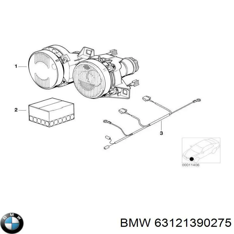 Comprar 63121390275 BMW Faro delantero izquierdo