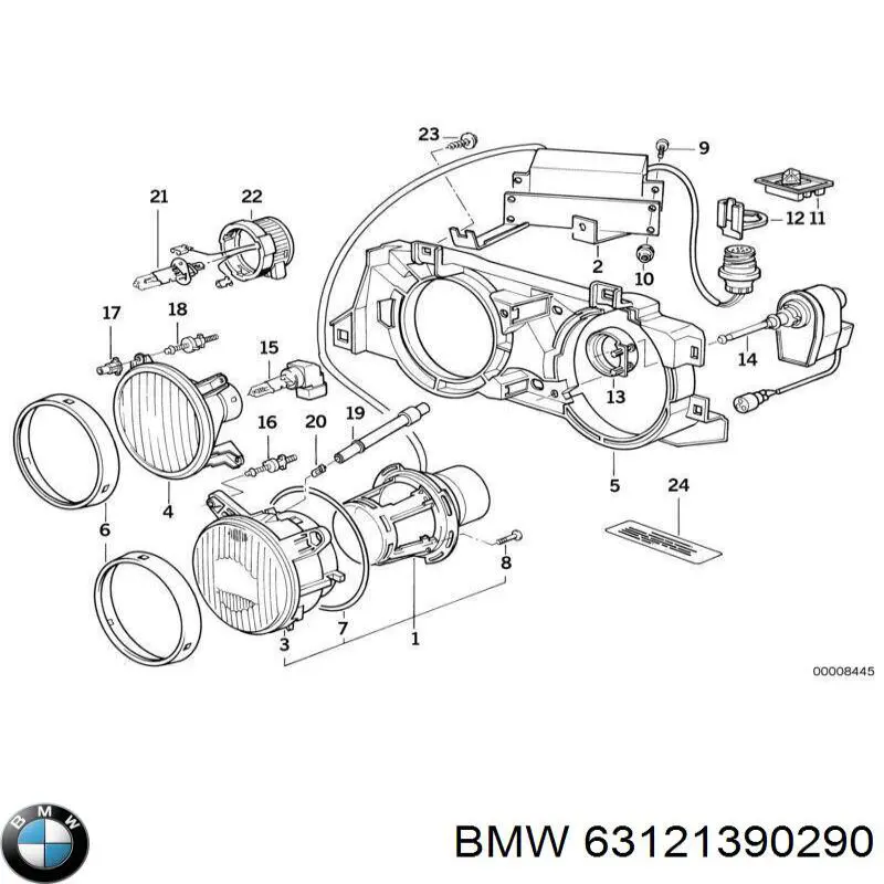 Faro derecho BMW 63121390290 precio, desde 739,32 EUR