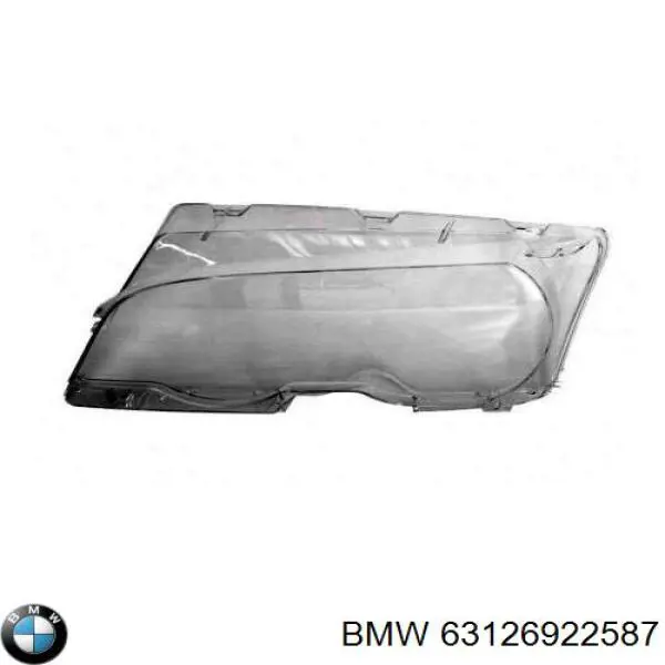 63126922587 BMW cristal de faro izquierdo