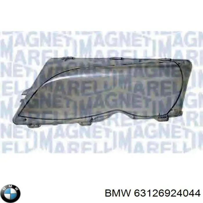 63126924044 BMW cristal de faro derecho