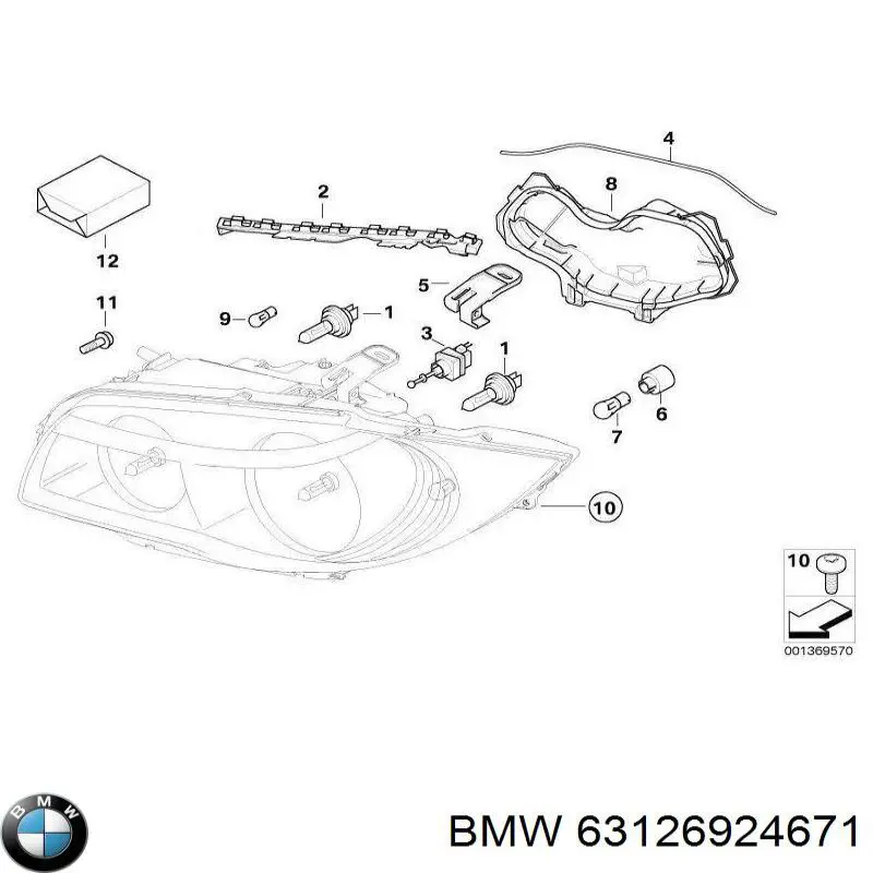 Comprar 63126924671 BMW 