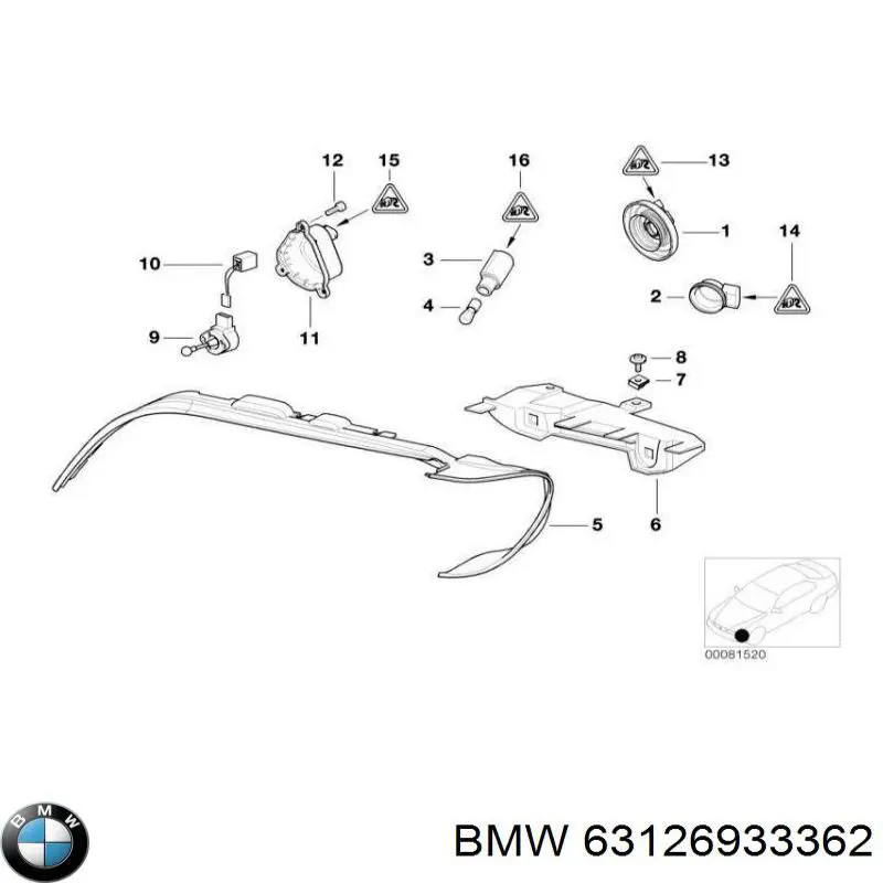 63126933362 BMW 