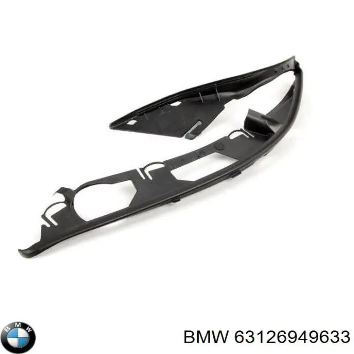 Soporte de montaje de faros delantero izquierdo BMW 63126949633