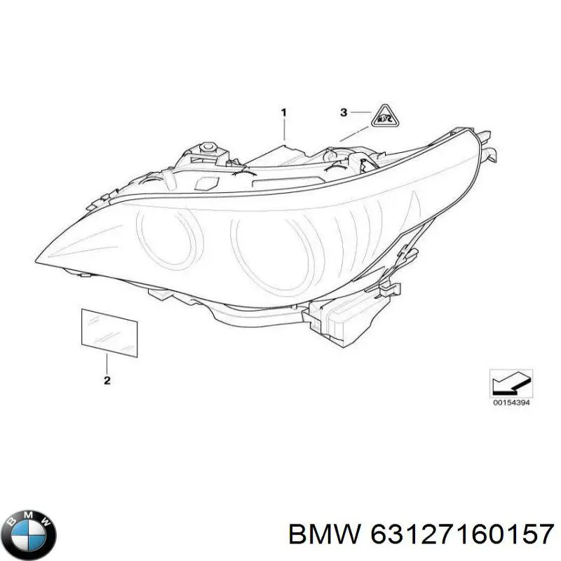 63127160157 BMW faro izquierdo