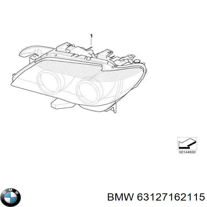 63127162115 BMW faro izquierdo