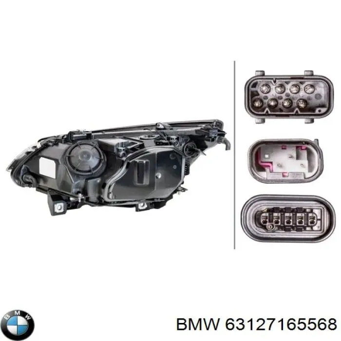 Comprar 63127165568 BMW Faro derecho
