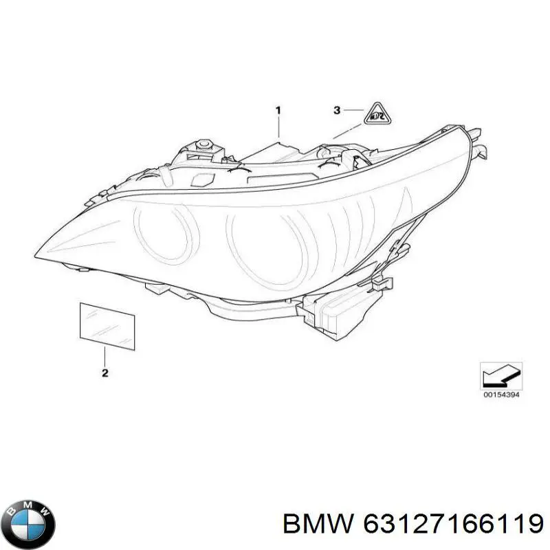 63127166119 BMW faro izquierdo