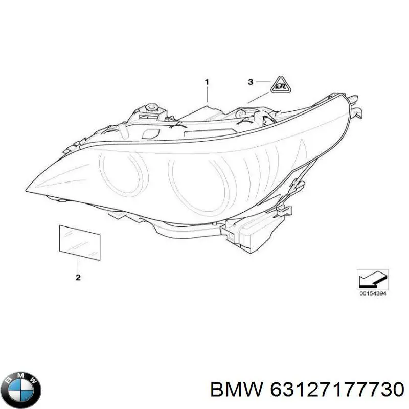 Faro derecho BMW 63127177730 precio, desde 494,69 EUR