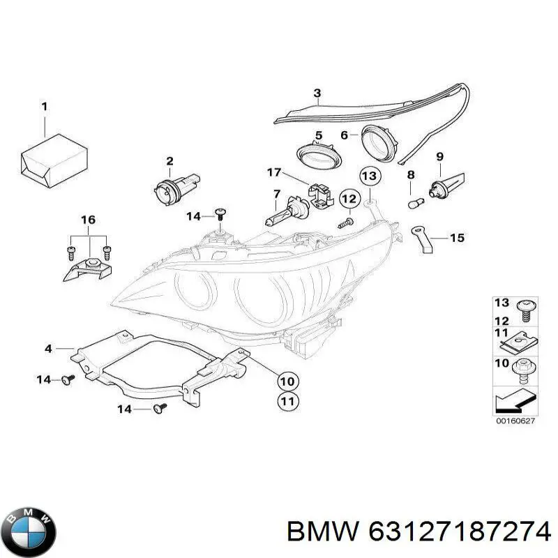  BMW 63127187274 precio, desde 16,70 EUR