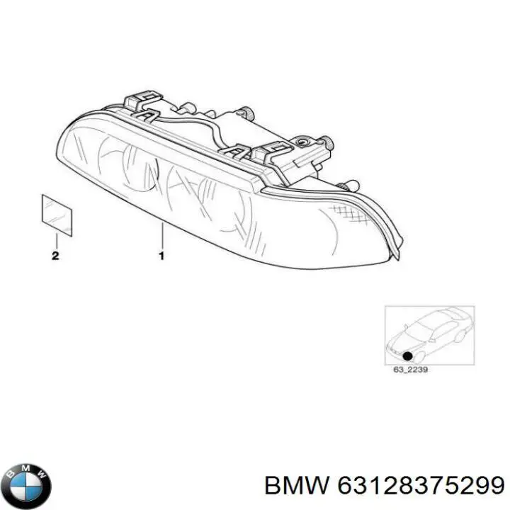 Faro BMW 63128375299 precio, desde 159,72 EUR