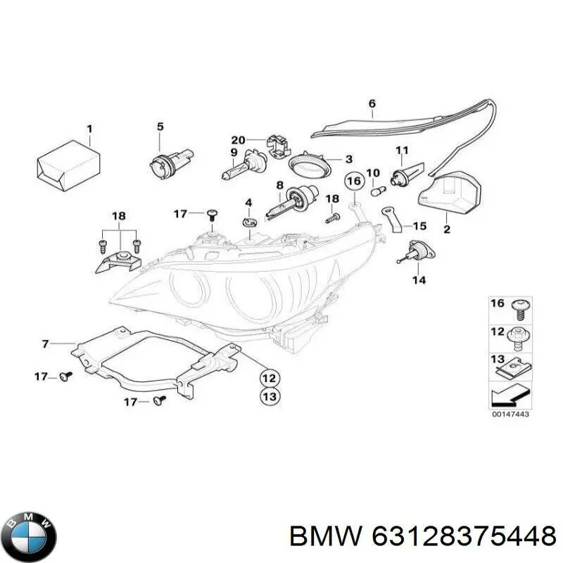  BMW 63128375448 precio, desde 20,33 EUR