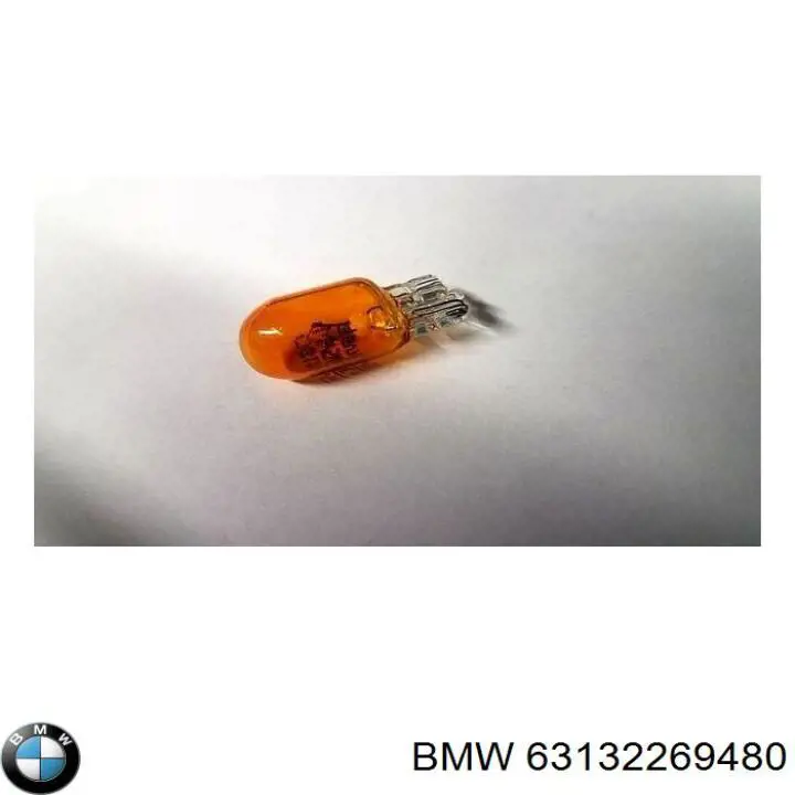 63132269480 BMW bombilla, luz de gálibo, delantera