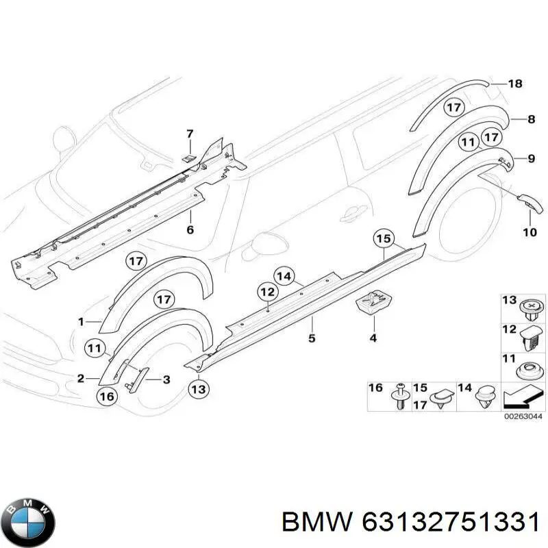 Piloto lateral (intermitente) izquierdo BMW 63132751331 precio, desde 35,53 EUR