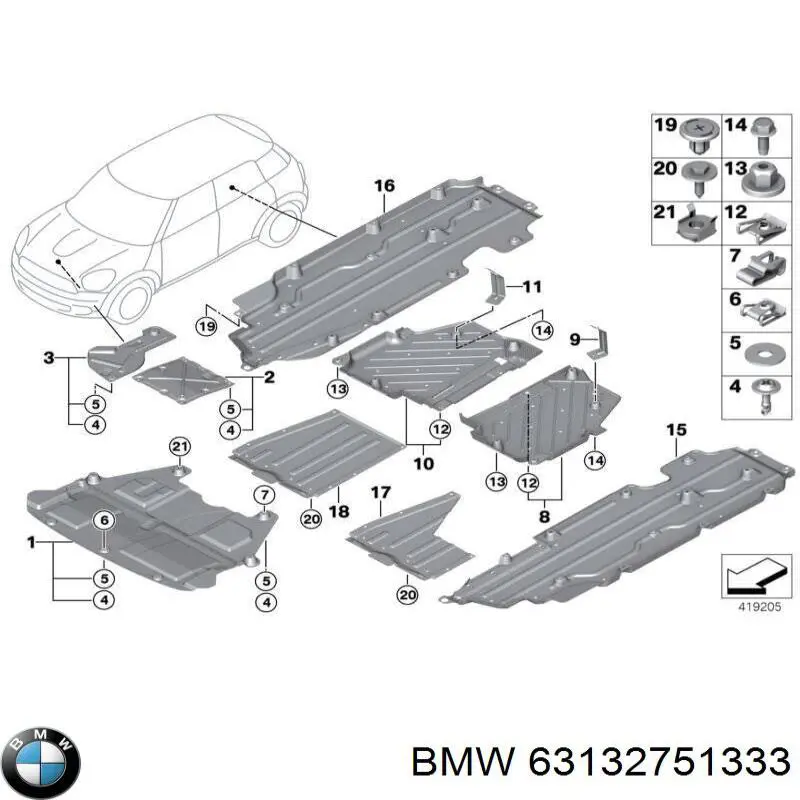 Luz lateral trasera izquierda BMW 63132751333 precio, desde 28,00 EUR