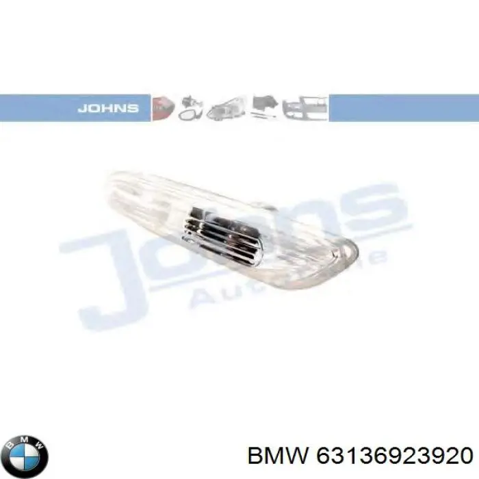 Luz intermitente guardabarros izquierdo para BMW 5 (E60)