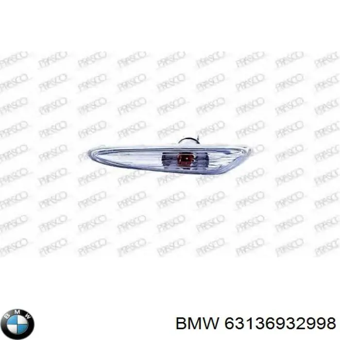 Luz intermitente guardabarros izquierdo para BMW 3 (E90)