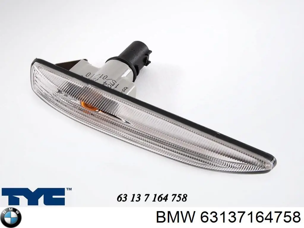 Luz intermitente guardabarros izquierdo para BMW 7 (E65, E66, E67)