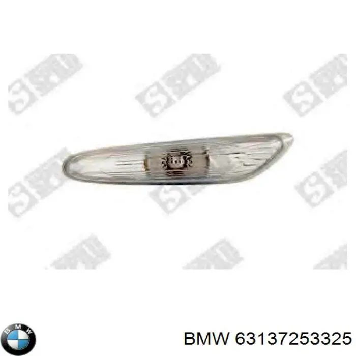 Luz intermitente de guardabarros izquierdo 63137253325 BMW
