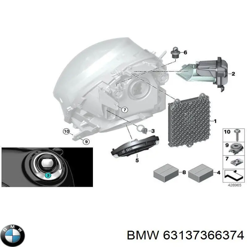 63137366374 BMW tapón roscado, colector de aceite