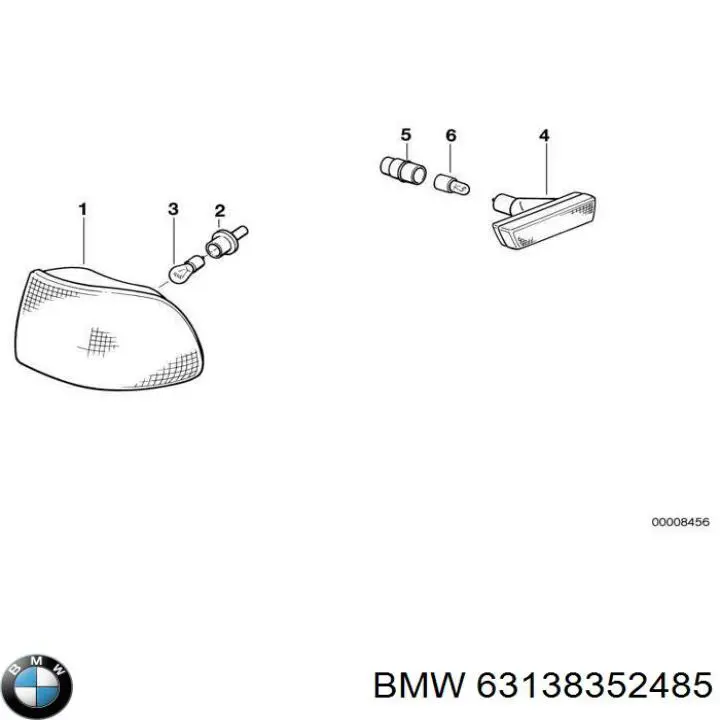 63138352485 BMW Intermitente izquierdo