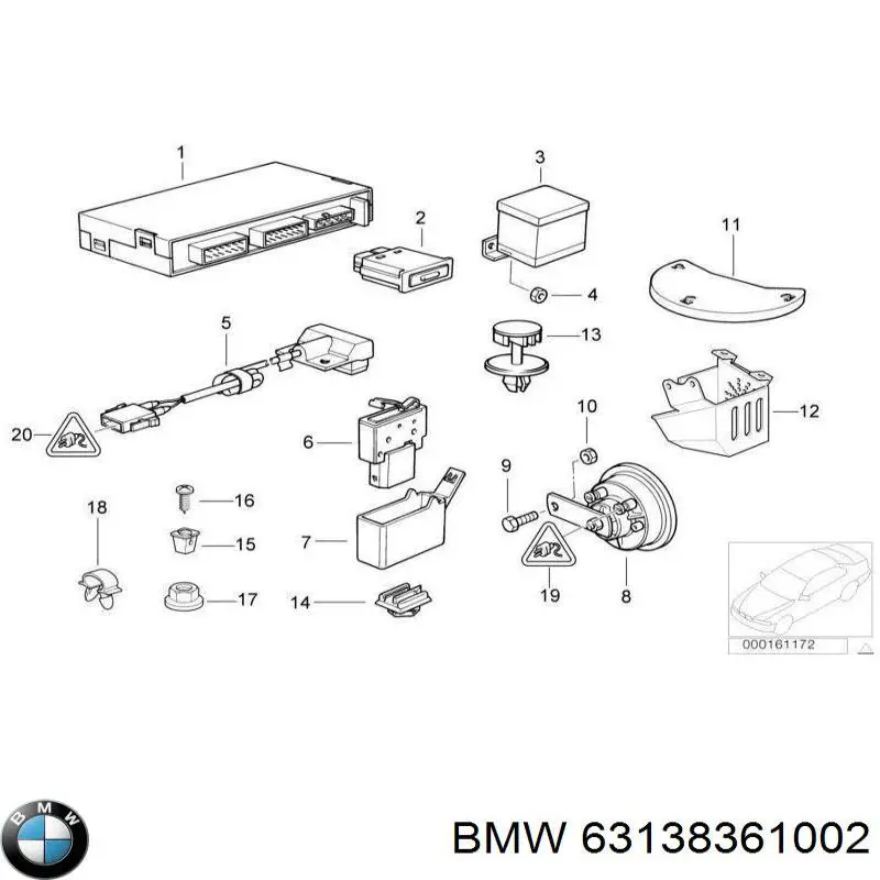 Comprar 63138361002 BMW Portalámparas de luz intermitente