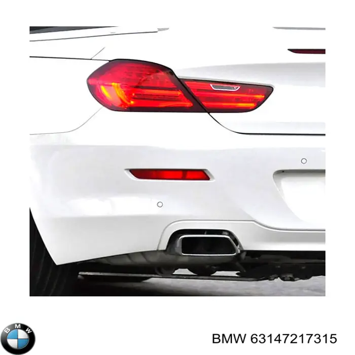 Reflector trasero izquierdo del parachoques BMW 63147217315 precio, desde 32,17 EUR