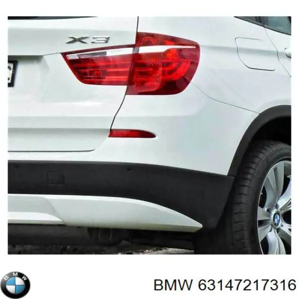 Comprar 63147217316 BMW Reflector del parachoques trasero derecho