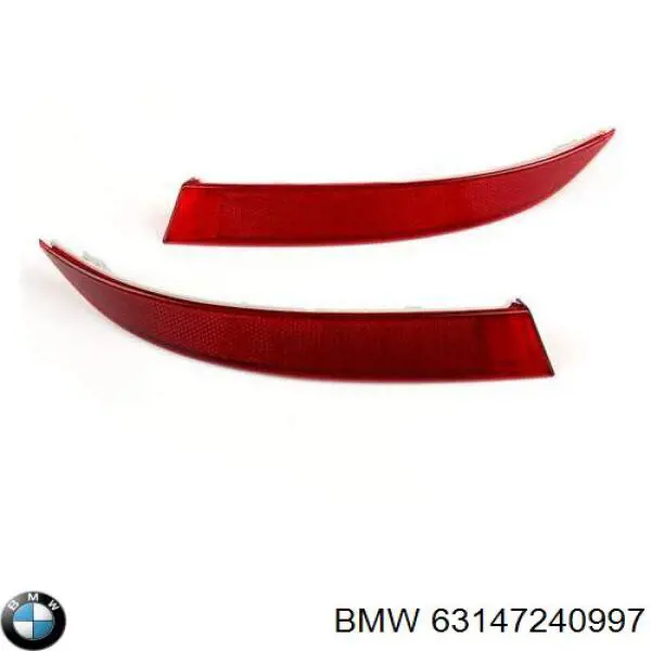 Reflector, paragolpes trasero, izquierdo para BMW X5 (E70)