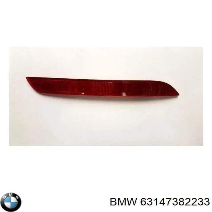 Reflector trasero izquierdo del parachoques BMW 63147382233 precio, desde 20,98 EUR