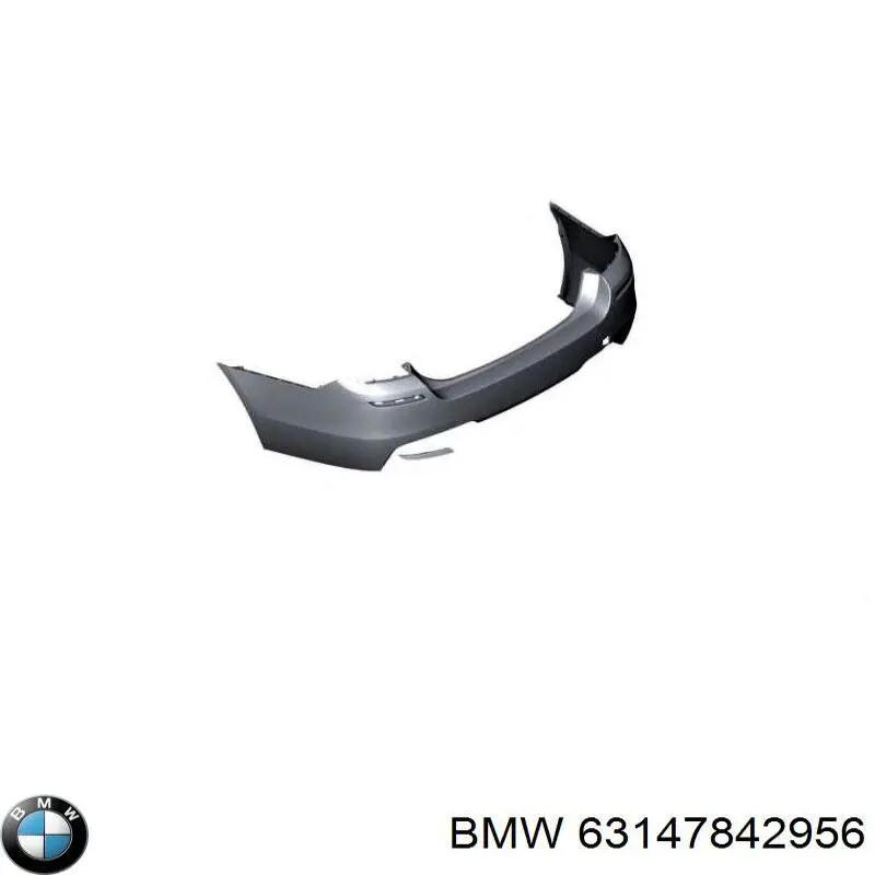 Deflector parachoques trasero derecho para BMW 5 (F10)