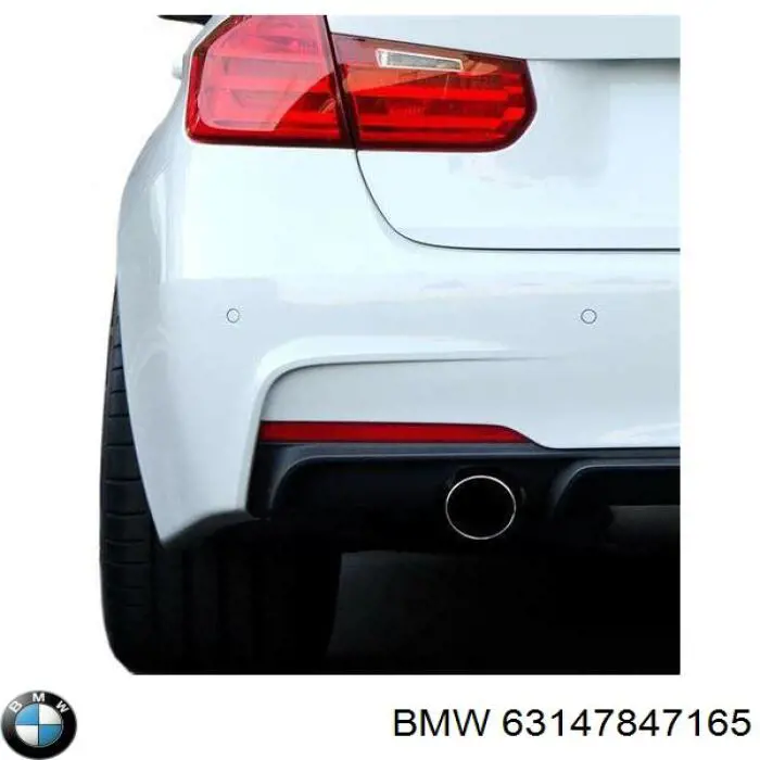 Reflector trasero izquierdo del parachoques BMW 63147847165 precio, desde 22,02 EUR