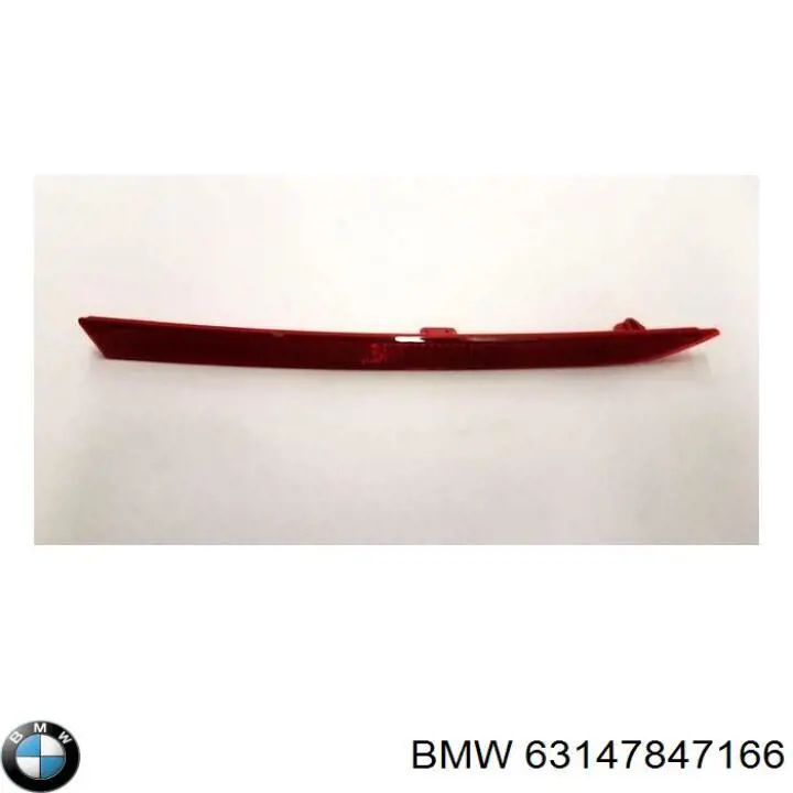 Deflector parachoques trasero derecho BMW 63147847166 precio, desde 16,91 EUR