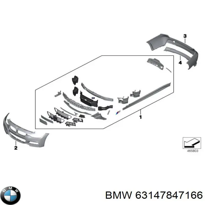 Comprar 63147847166 BMW Reflector del parachoques trasero derecho