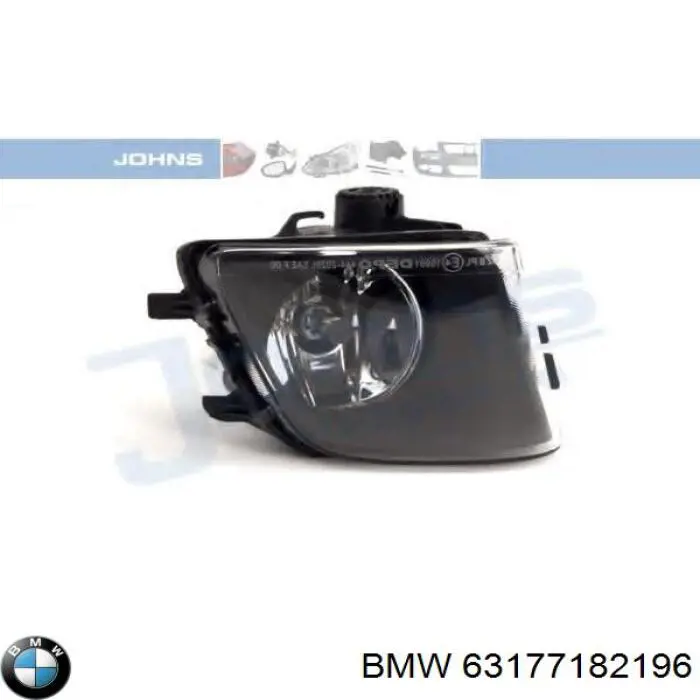 Luz antiniebla derecha para BMW 7 (F01, F02, F03, F04)