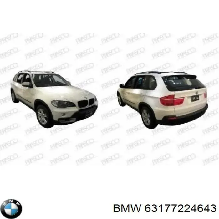 63177224643 BMW faro antiniebla izquierdo