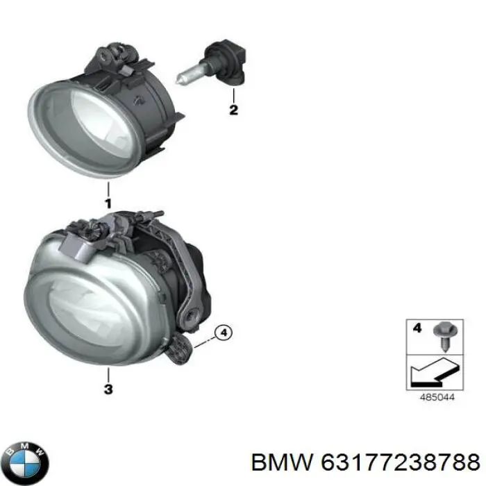 Comprar BM8044413 Prasco Faro antiniebla derecho