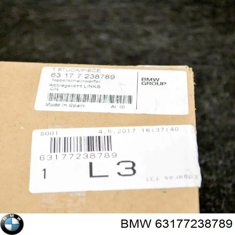 Luces antiniebla  izquierdo BMW 63177238789 precio, desde 77,15 EUR