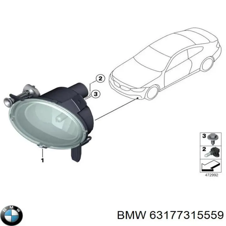 Comprar 63177315559 BMW Luz antiniebla izquierdo