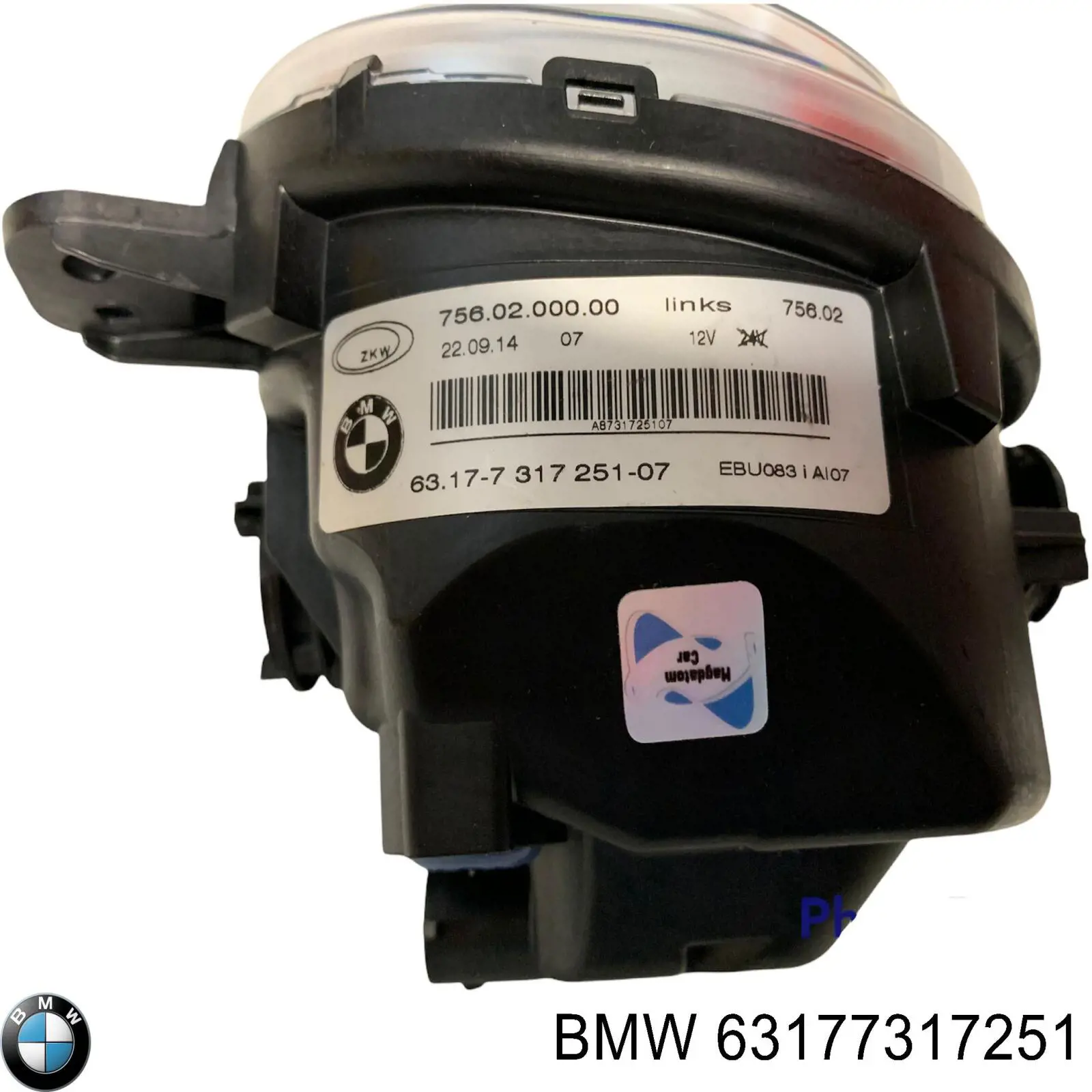 Luz antiniebla izquierda BMW 63177317251