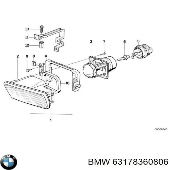  BMW 63178360806 precio, desde 47,01 EUR