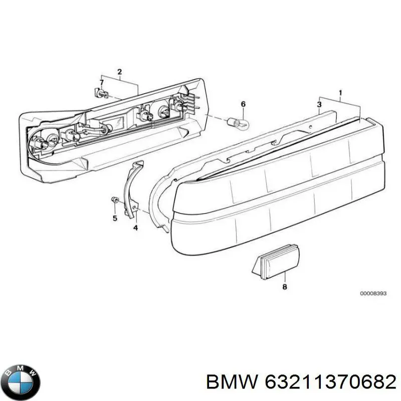 Piloto trasero derecho BMW 63211370682 precio, desde 390,68 EUR