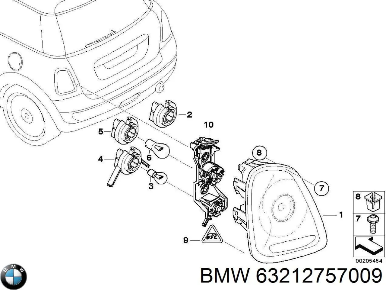 Piloto trasero izquierdo BMW 63212757009 precio, desde 77,14 EUR