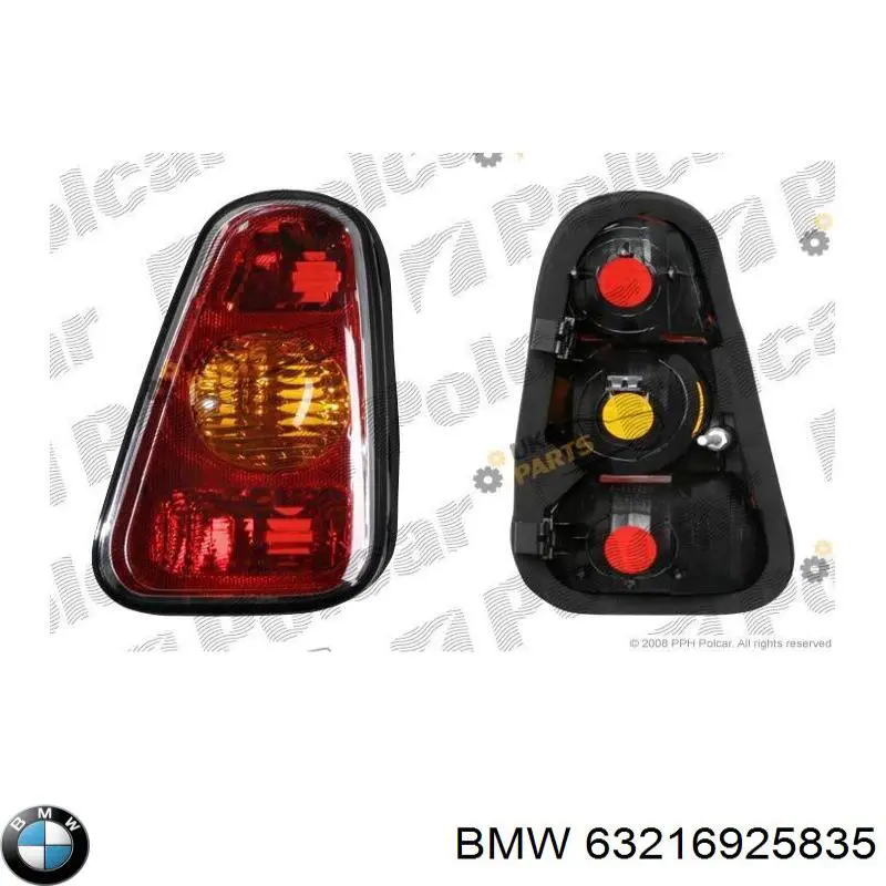 63216925835 BMW piloto posterior izquierdo