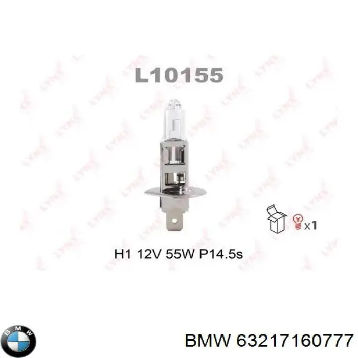 Comprar 63217160777 BMW Lámpara halógena