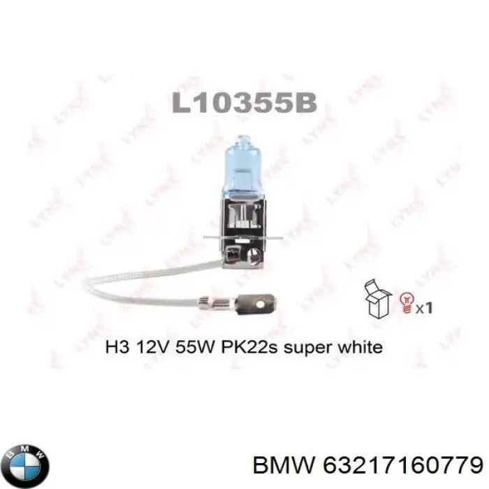 Comprar 63217160779 BMW Lámpara halógena