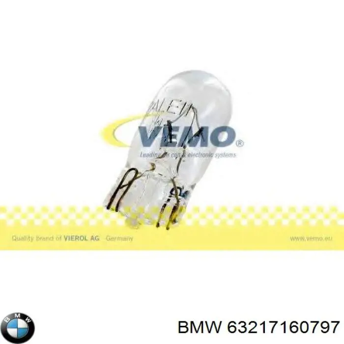 63217160797 BMW lámpara, luz interior/cabina