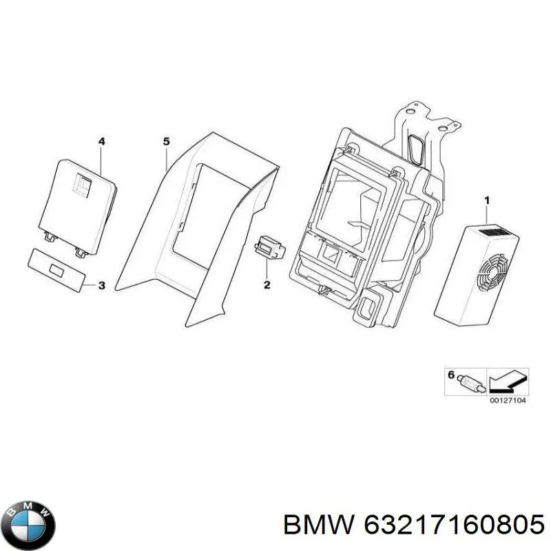 Lámpara de luz interior de cabina BMW 63217160805 precio, desde 0,67 EUR